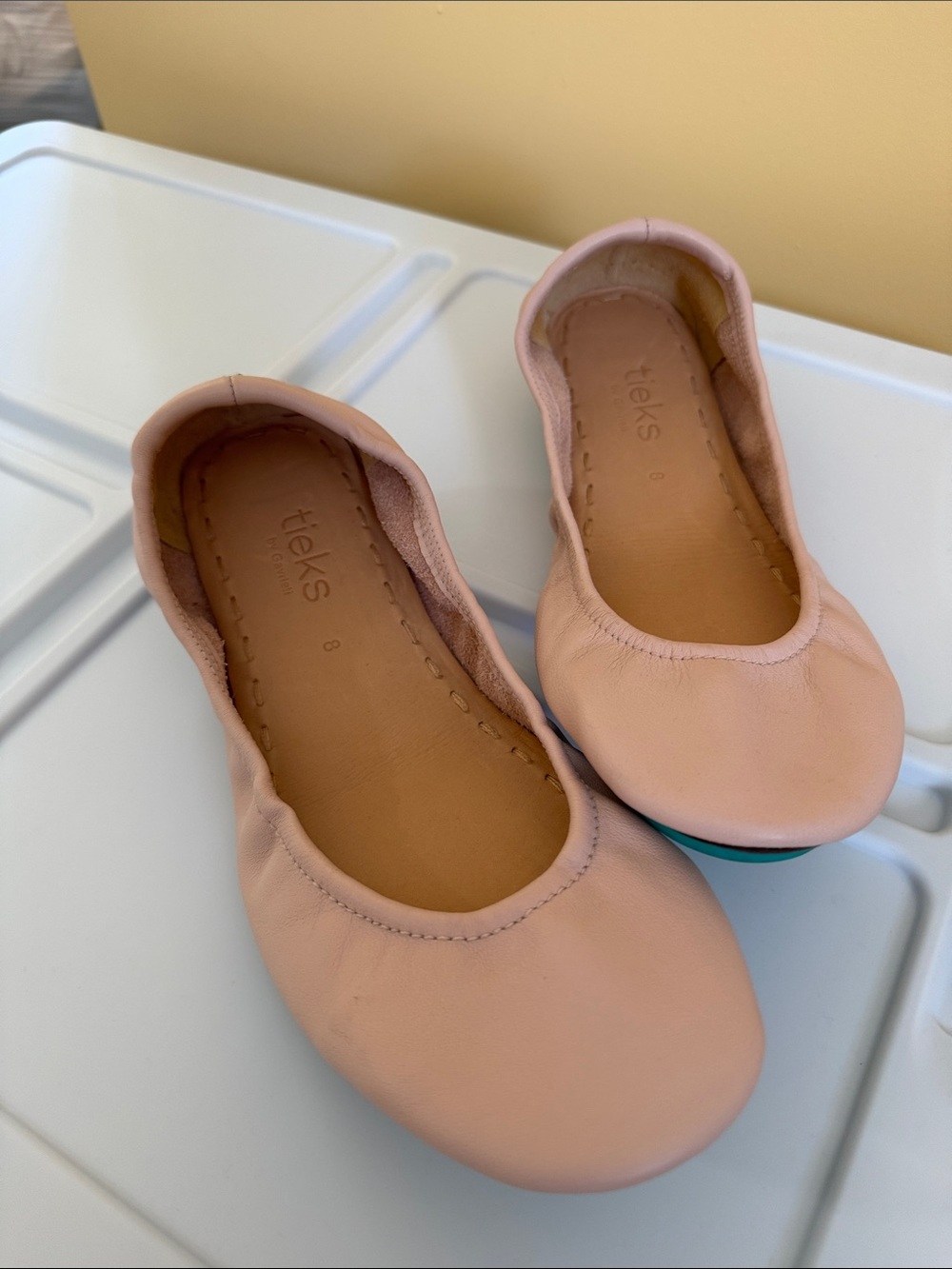 Tieks Ballet Flats in Blush Pink